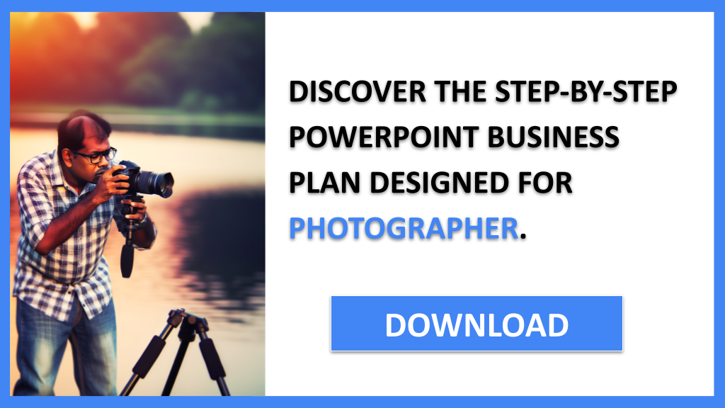 Business Plan Example for Photographer - Photographer Business Plan- CTA2