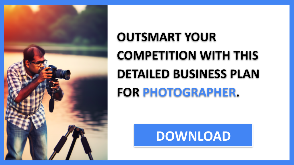 Business Plan Example for Photographer - Photographer Competition Study- CTA3