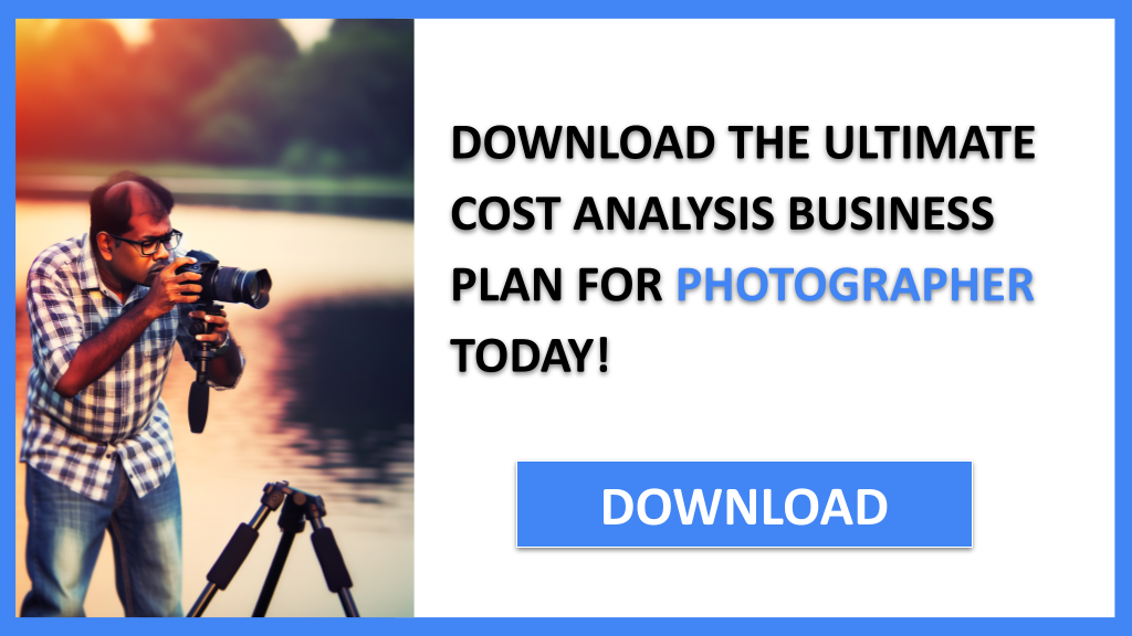 Business Plan Example for Photographer - Photographer Costs- CTA3