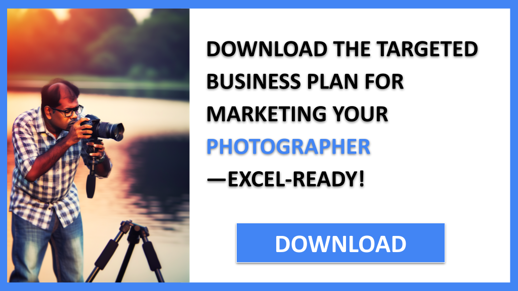 Business Plan Example for Photographer - Photographer Marketing Plan- CTA2