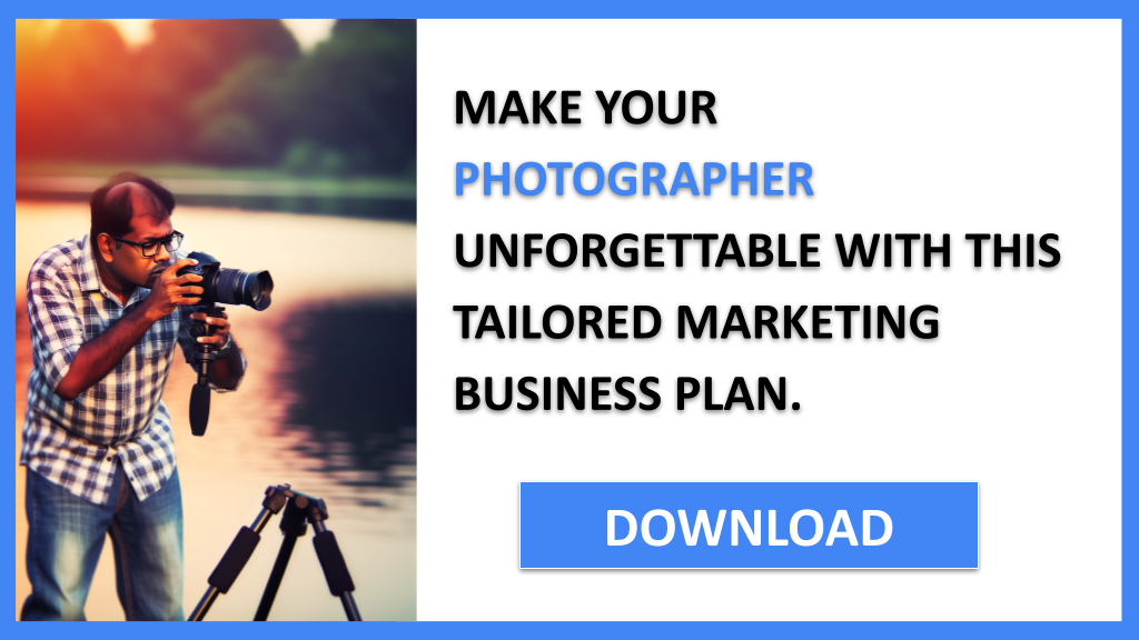 Business Plan Example for Photographer - Photographer Marketing Plan- CTA3
