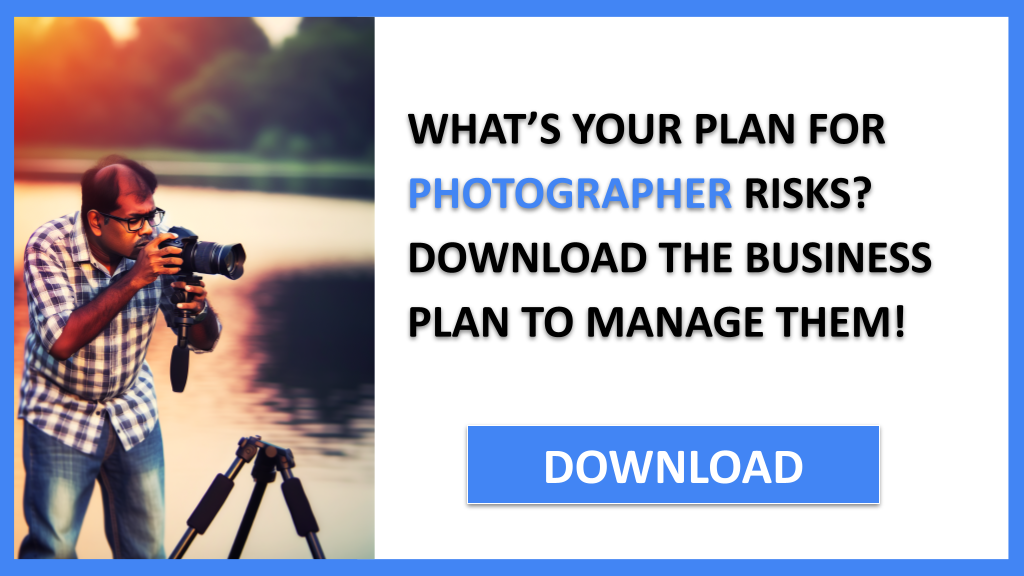 Business Plan Example for Photographer - Photographer Risk Management- CTA1