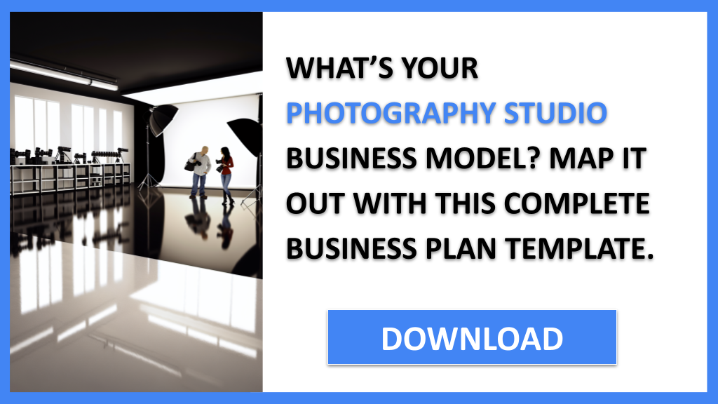Business Plan Example for Photography Studio - Photography Studio Business Model Canvas- CTA1