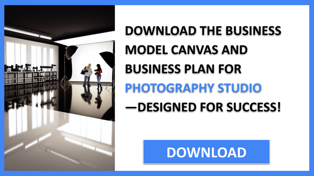 Business Plan Example for Photography Studio - Photography Studio Business Model Canvas- CTA2