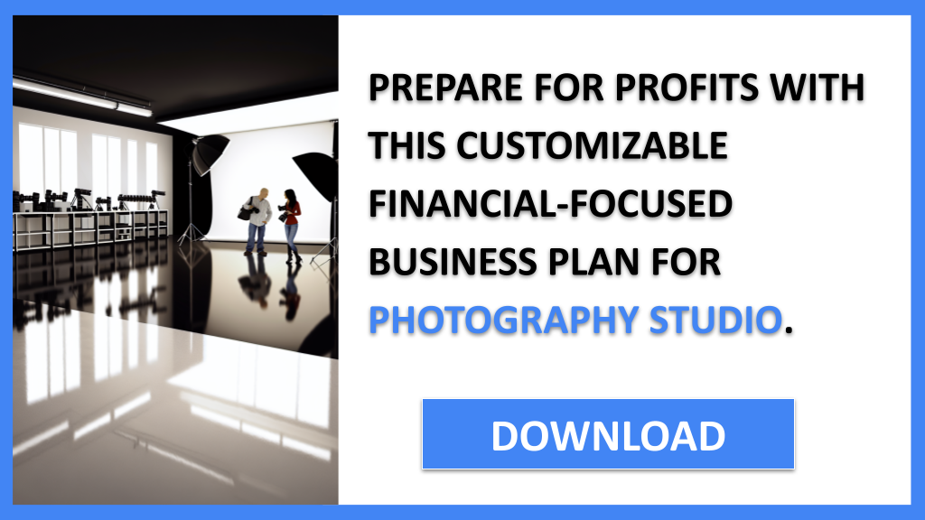 Business Plan Example for Photography Studio - Photography Studio Financial Plan- CTA3