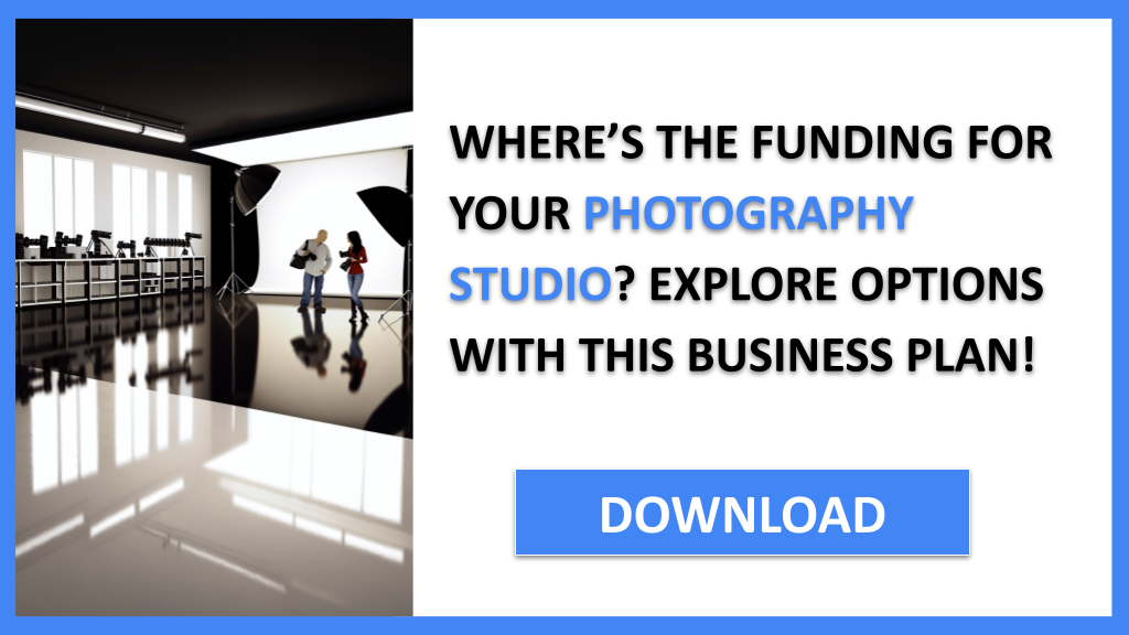 Business Plan Example for Photography Studio - Photography Studio Funding Options- CTA1