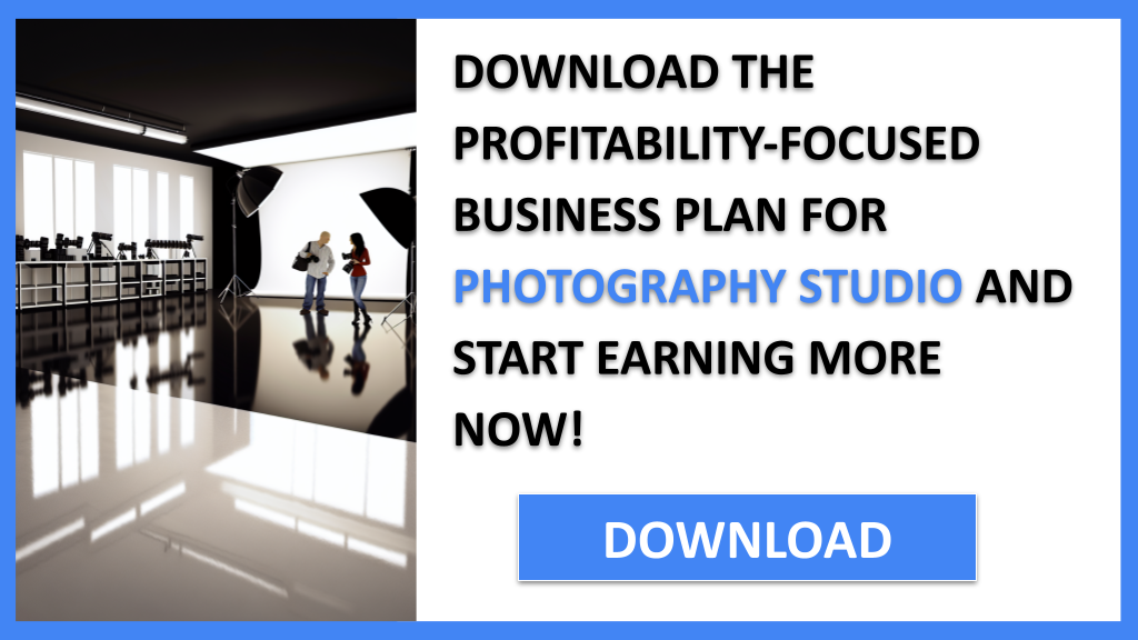 Business Plan Example for Photography Studio - Photography Studio Profitability- CTA3