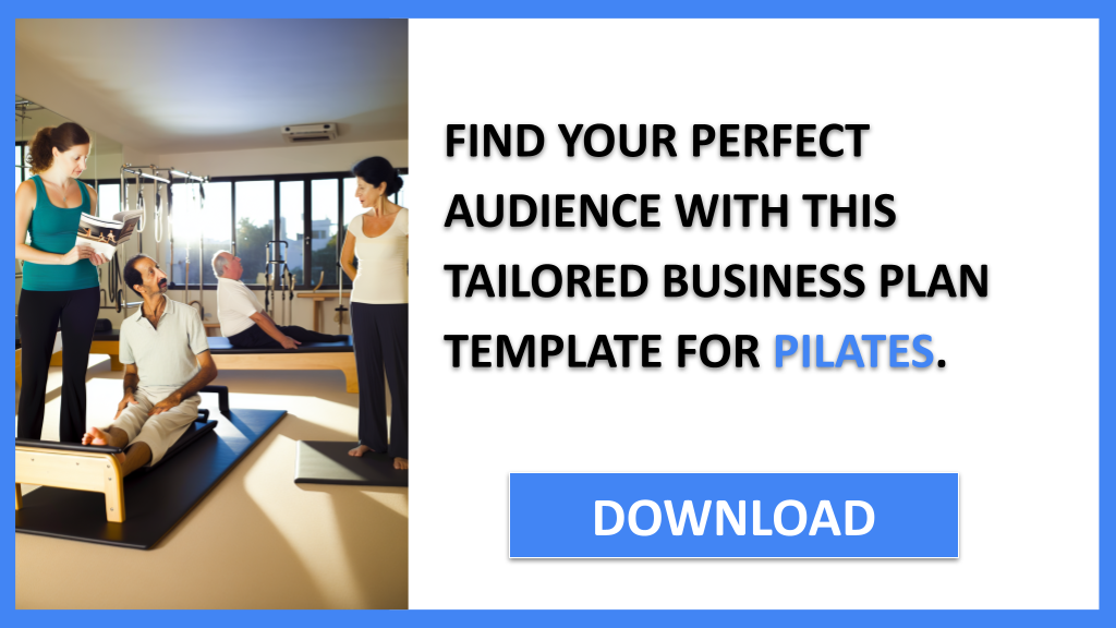 Business Plan Example for Pilates - Pilates Customer Segments- CTA2
