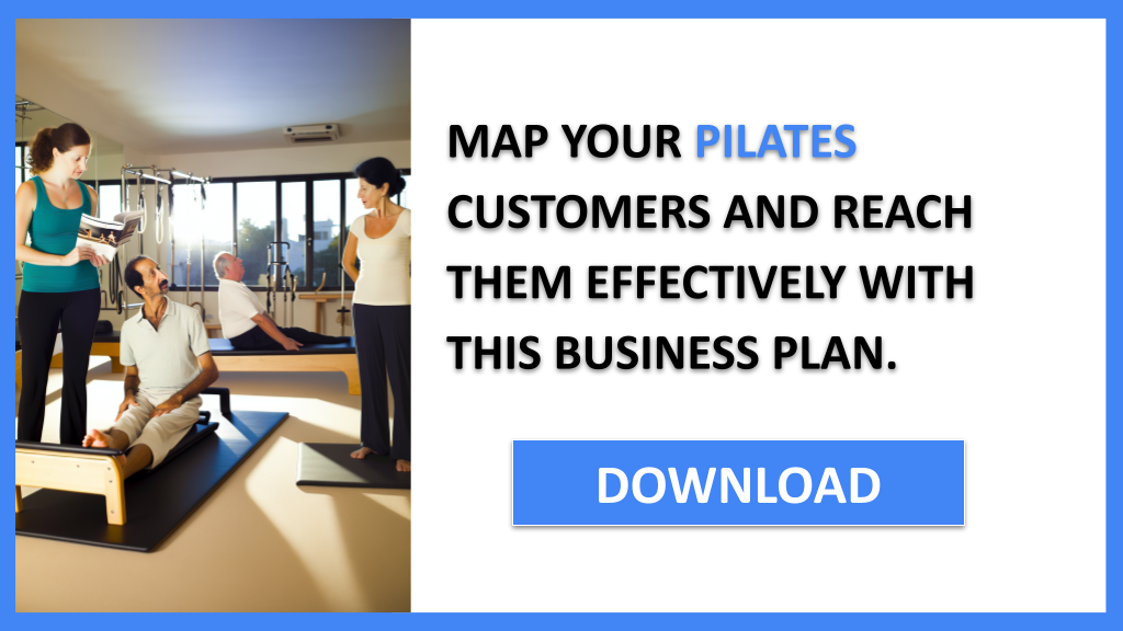Business Plan Example for Pilates - Pilates Customer Segments- CTA3
