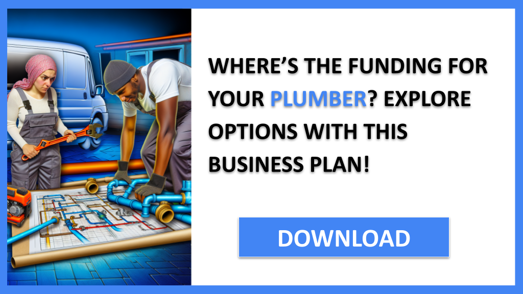 Business Plan Example for Plumber - Plumber Funding Options- CTA1