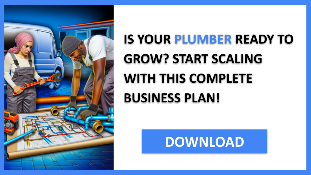Business Plan Example for Plumber - Plumber Growth Strategy- CTA1