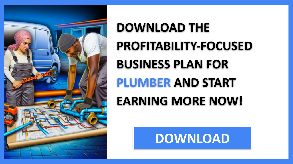 Business Plan Example for Plumber - Plumber Profitability- CTA3