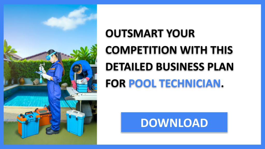 Business Plan Example for Pool Technician - Pool Technician Competition Study- CTA3