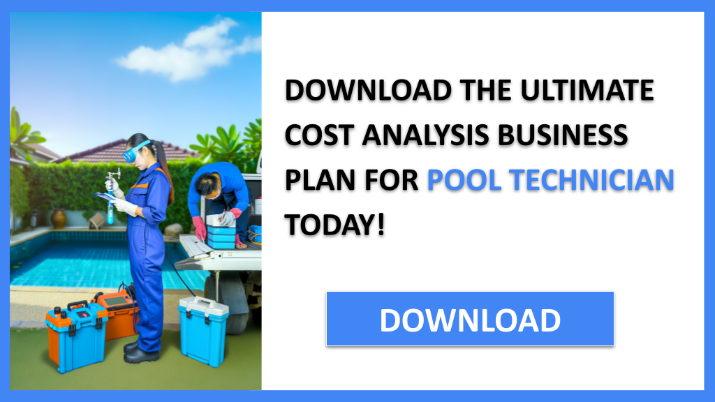 Business Plan Example for Pool Technician - Pool Technician Costs- CTA3
