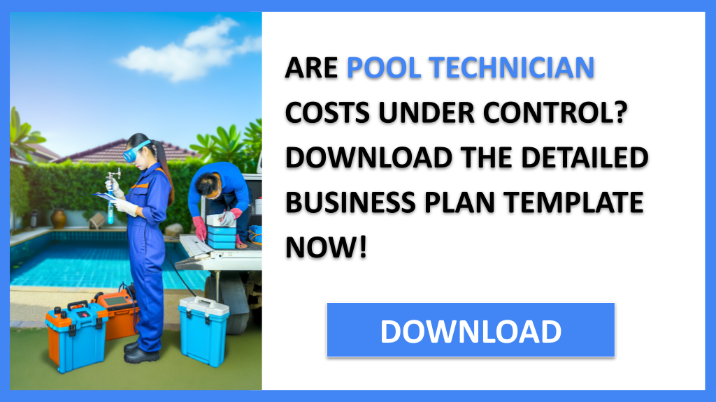 Business Plan Example for Pool Technician - Pool Technician Costs- CTA1