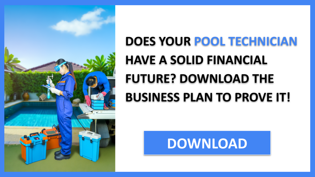 Business Plan Example for Pool Technician - Pool Technician Financial Plan- CTA1