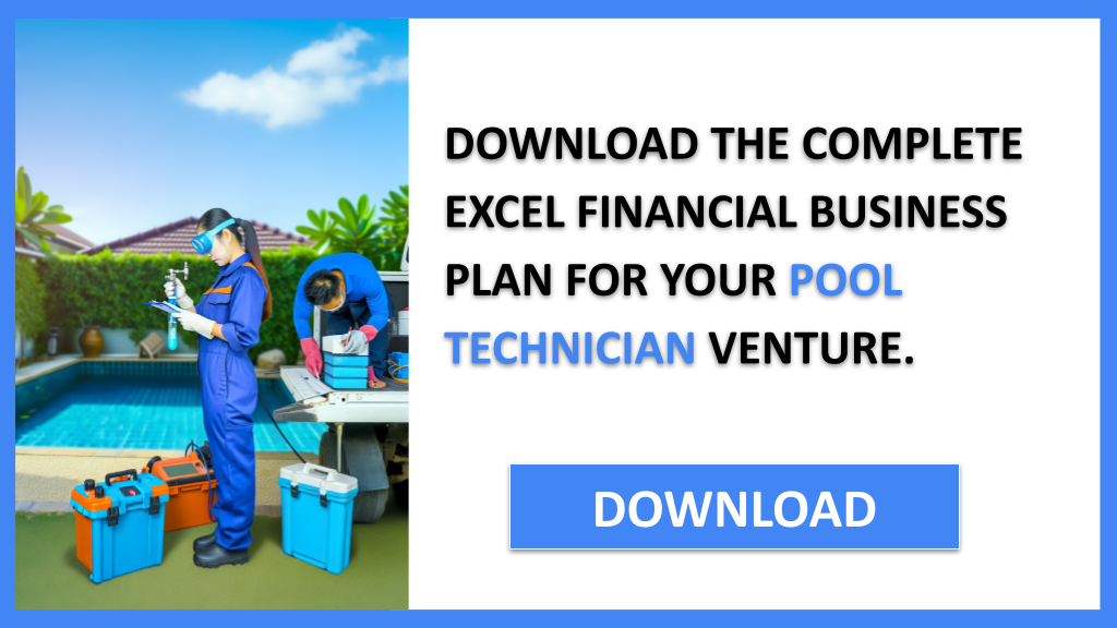 Business Plan Example for Pool Technician - Pool Technician Financial Plan- CTA2