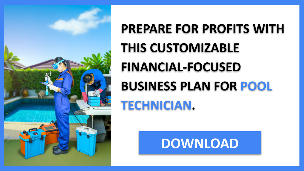 Business Plan Example for Pool Technician - Pool Technician Financial Plan- CTA3