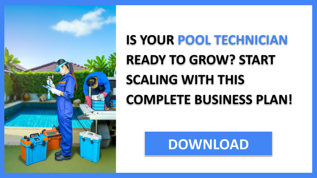Business Plan Example for Pool Technician - Pool Technician Growth Strategy- CTA1