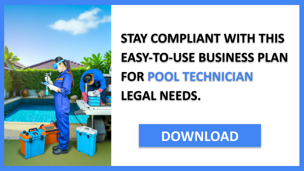 Business Plan Example for Pool Technician - Pool Technician Legal Considerations- CTA3