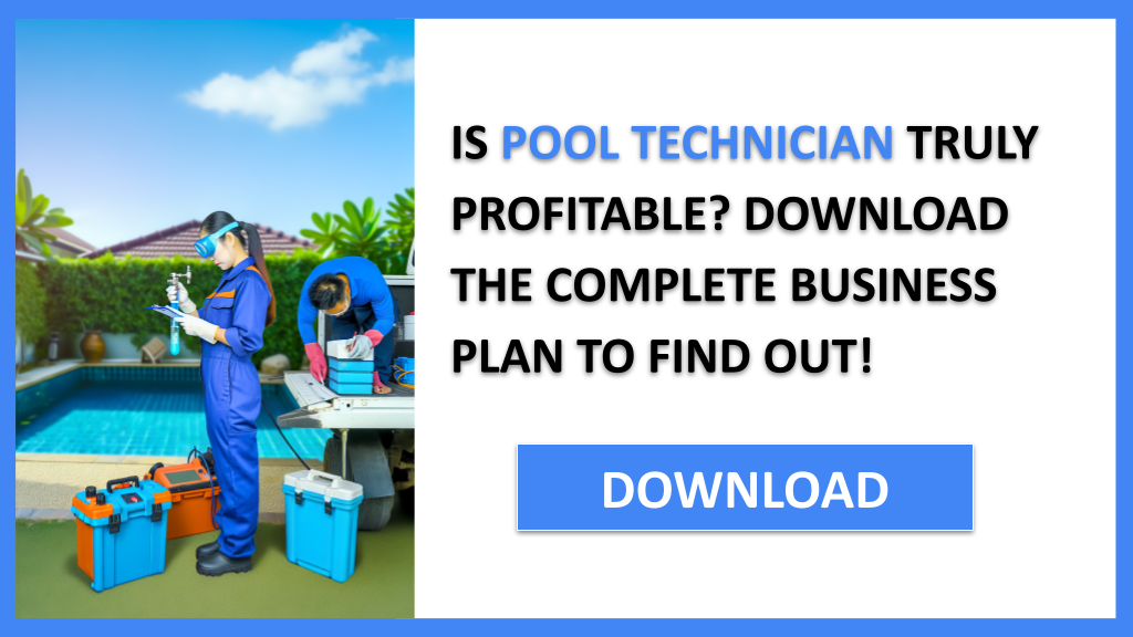Business Plan Example for Pool Technician - Pool Technician Profitability- CTA1