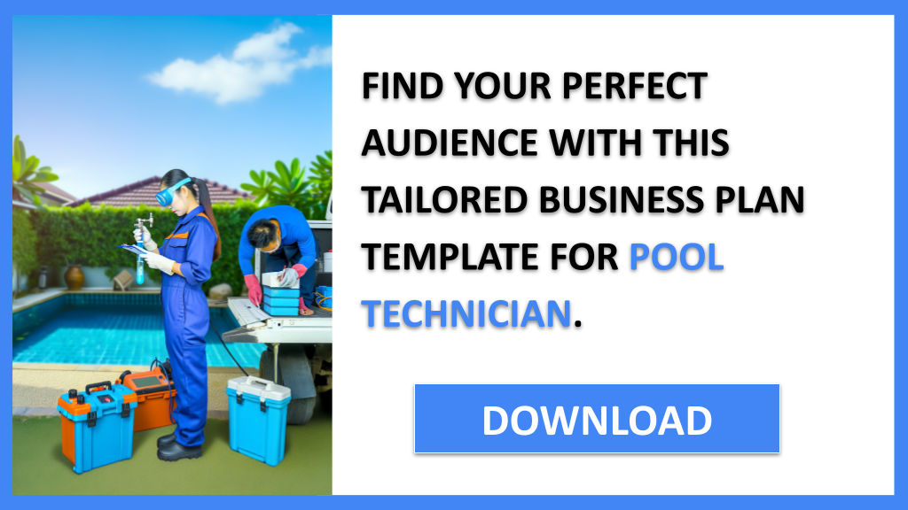 Business Plan Example for Pool Technician - Pool Technician Customer Segments- CTA2