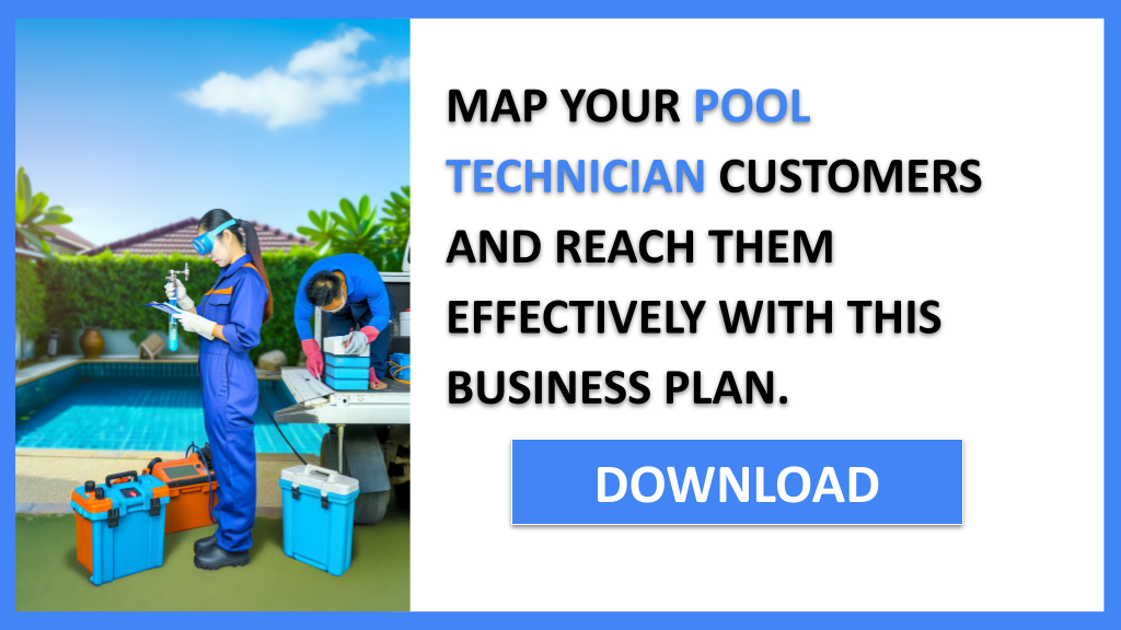 Business Plan Example for Pool Technician - Pool Technician Customer Segments- CTA3