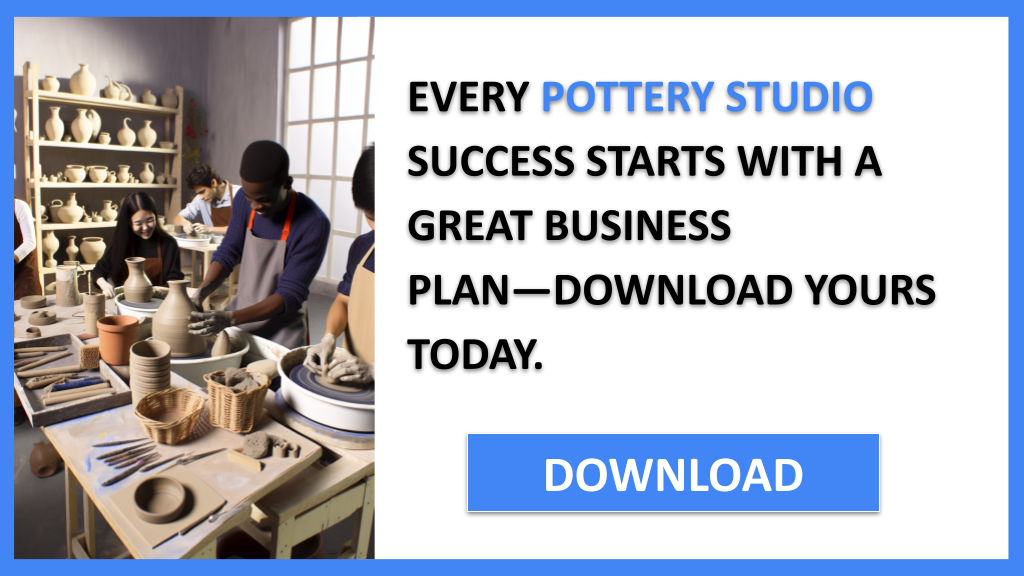 Business Plan Example for Pottery Studio - Pottery Studio Business Plan- CTA1