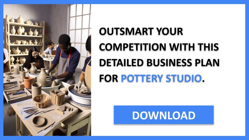Business Plan Example for Pottery Studio - Pottery Studio Competition Study- CTA3