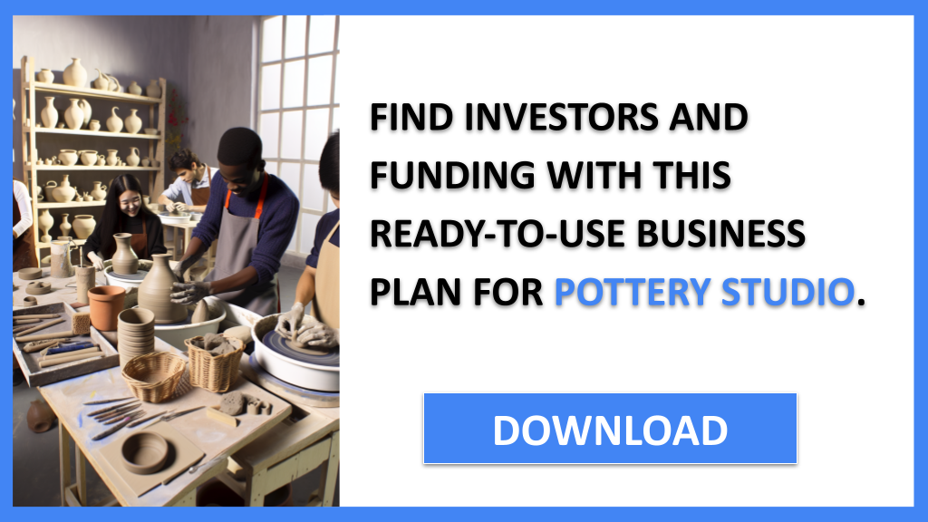 Business Plan Example for Pottery Studio - Pottery Studio Funding Options- CTA3
