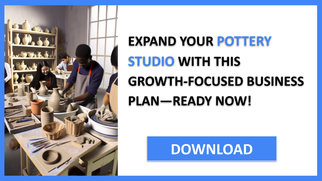 Business Plan Example for Pottery Studio - Pottery Studio Growth Strategy- CTA3