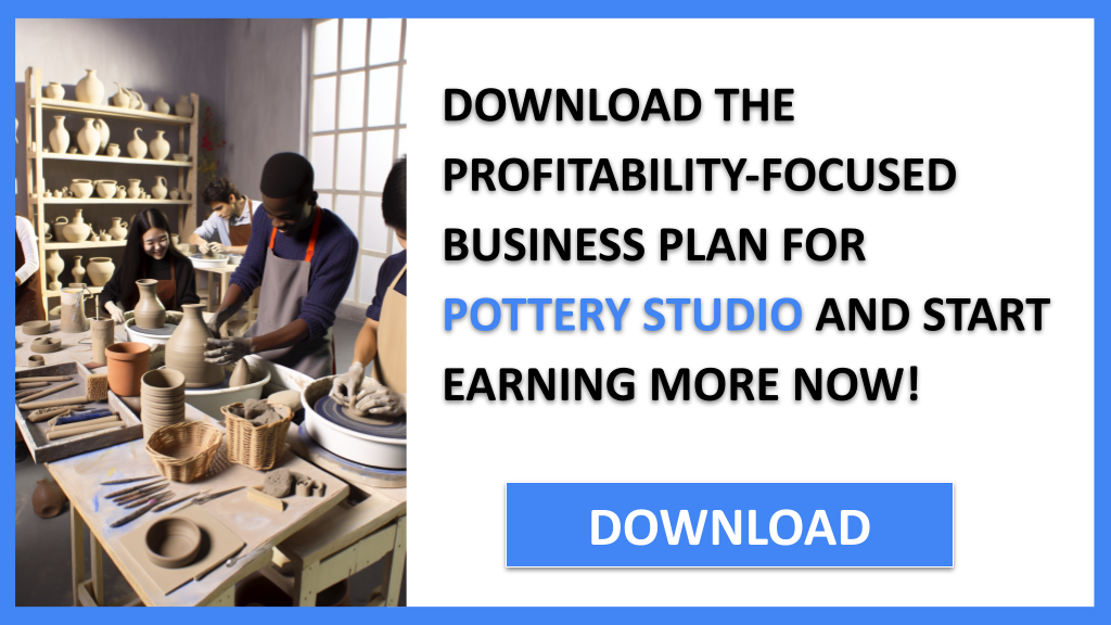 Business Plan Example for Pottery Studio - Pottery Studio Profitability- CTA3