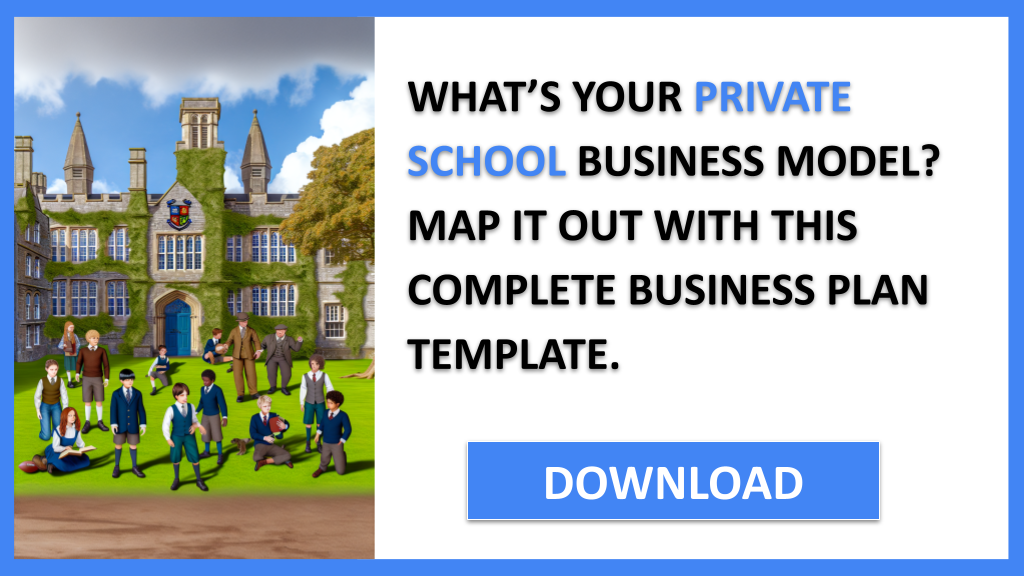 Business Plan Example for Private School - Private School Business Model Canvas- CTA1