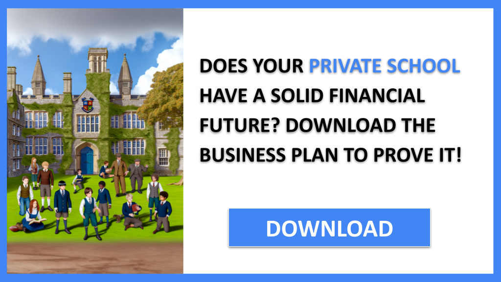 Business Plan Example for Private School - Private School Financial Plan- CTA1