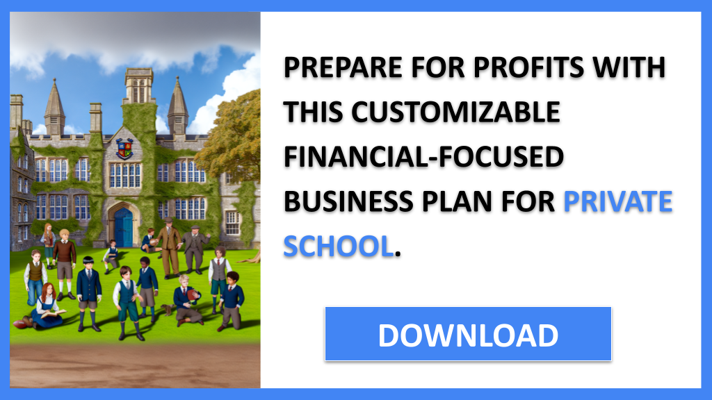 Business Plan Example for Private School - Private School Financial Plan- CTA3