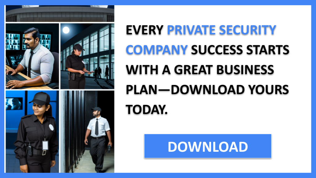 Business Plan Example for Private Security Company - Private Security Company Business Plan- CTA1