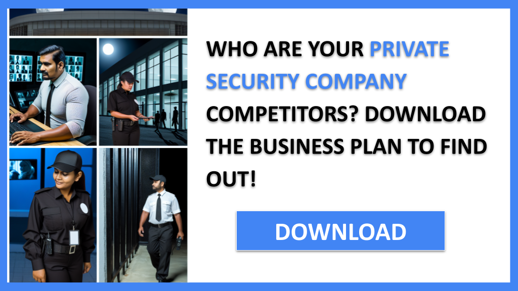 Business Plan Example for Private Security Company - Private Security Company Competition Study- CTA1
