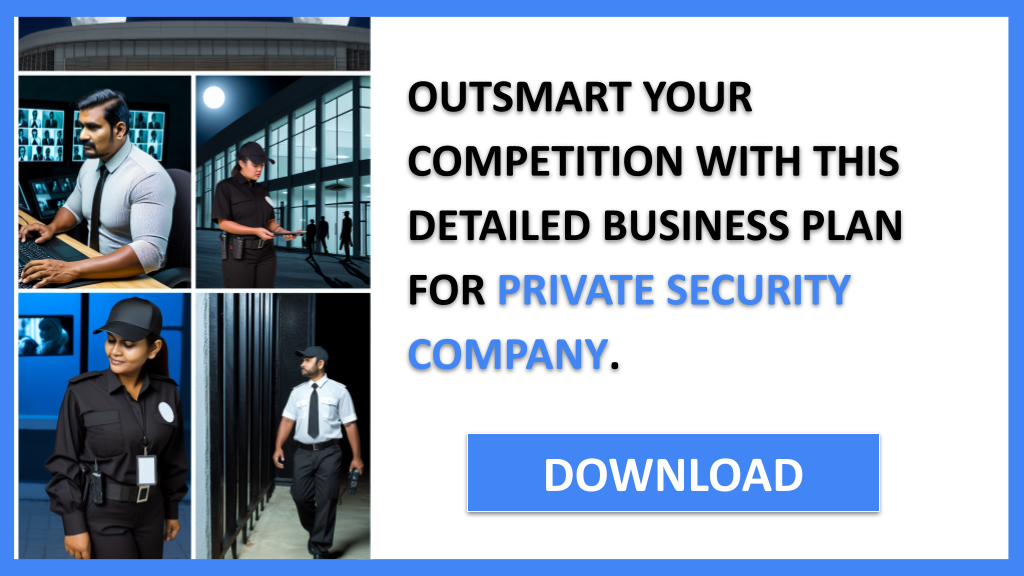 Business Plan Example for Private Security Company - Private Security Company Competition Study- CTA3