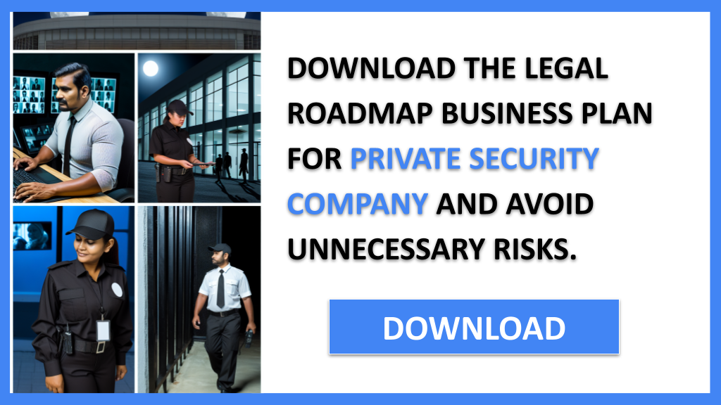 Business Plan Example for Private Security Company - Private Security Company Legal Considerations- CTA2