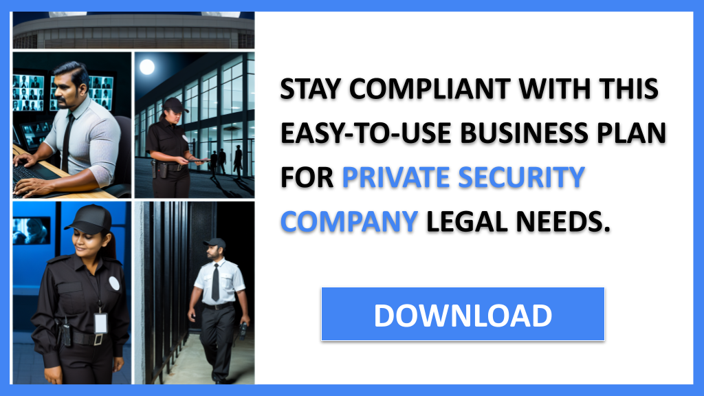 Business Plan Example for Private Security Company - Private Security Company Legal Considerations- CTA3