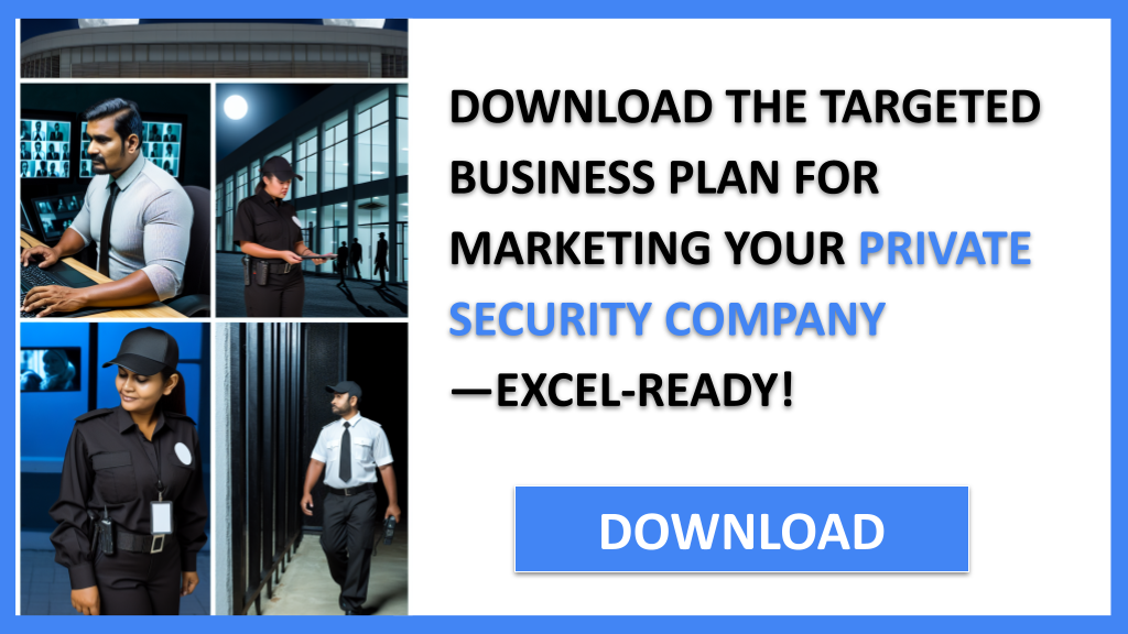 Business Plan Example for Private Security Company - Private Security Company Marketing Plan- CTA2