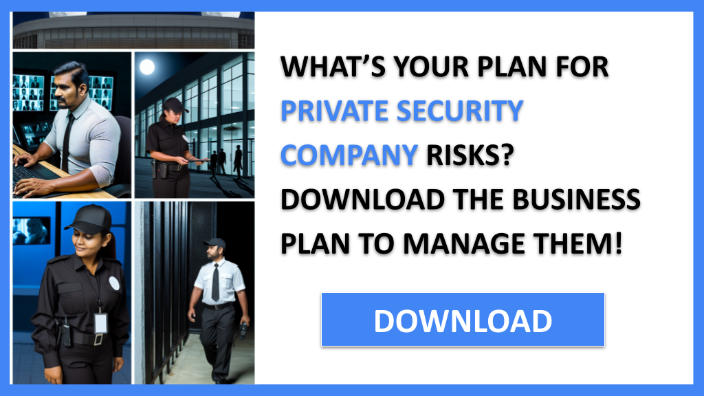 Business Plan Example for Private Security Company - Private Security Company Risk Management- CTA1