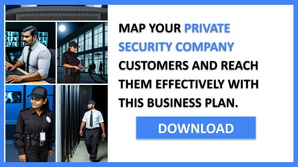 Business Plan Example for Private Security Company - Private Security Company Customer Segments- CTA3