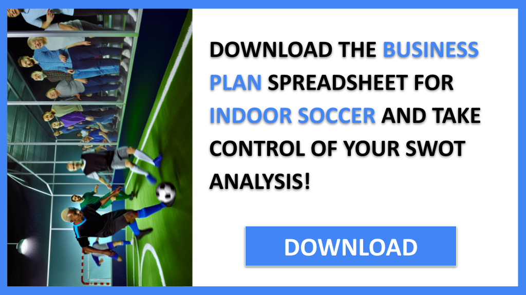 Business Plan Example for Indoor Soccer - Indoor Soccer SWOT Analysis- CTA3