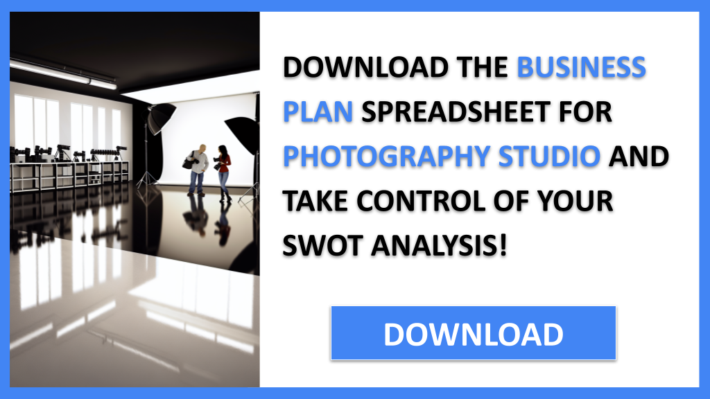 Business Plan Example for Photography Studio - Photography Studio SWOT Analysis- CTA3