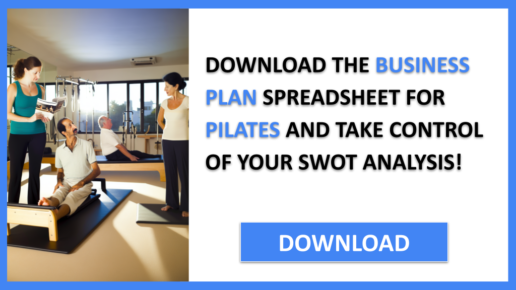 Business Plan Example for Pilates - Pilates SWOT Analysis- CTA3