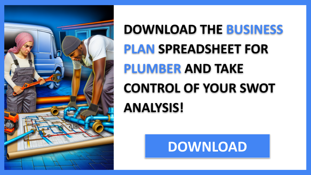 Business Plan Example for Plumber - Plumber SWOT Analysis- CTA3
