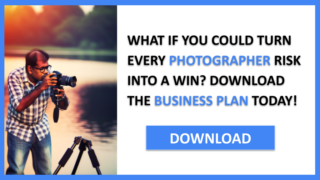 Business Plan Example for Photographer - Photographer SWOT Analysis- CTA1