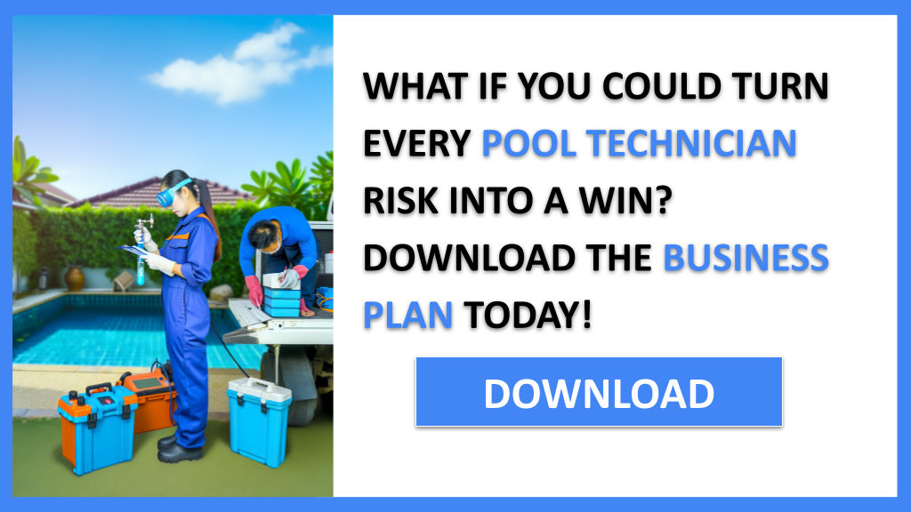 Business Plan Example for Pool Technician - Pool Technician SWOT Analysis- CTA1