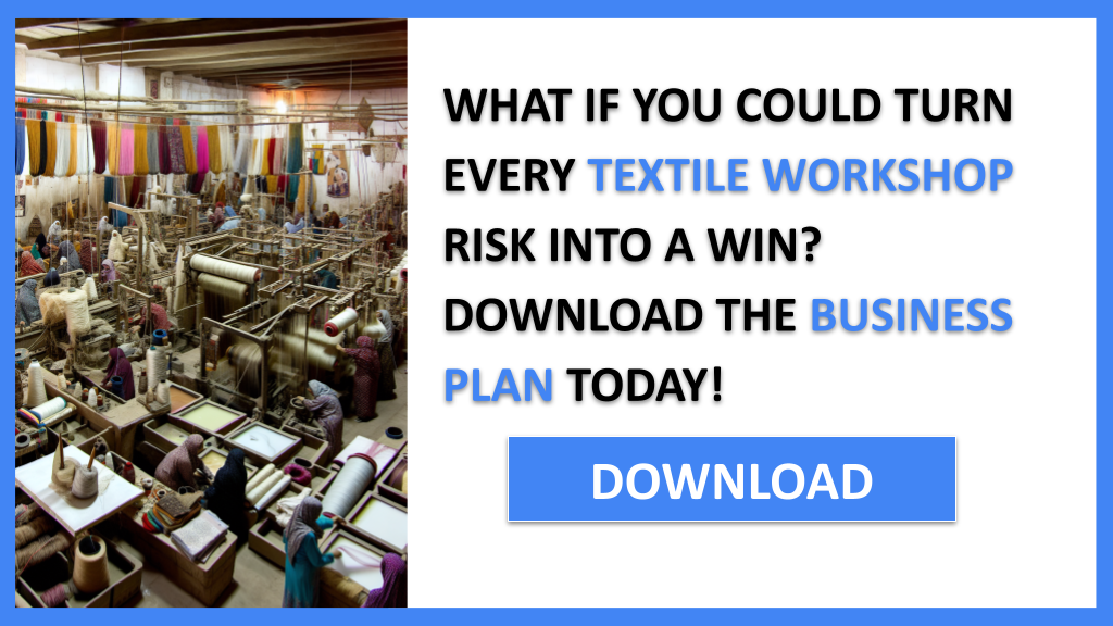 Business Plan Example for Textile Workshop - Textile Workshop SWOT Analysis- CTA1